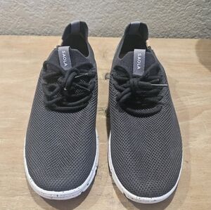 Black Charcoal Saola Vegan Black Sneakers Women's Size 10